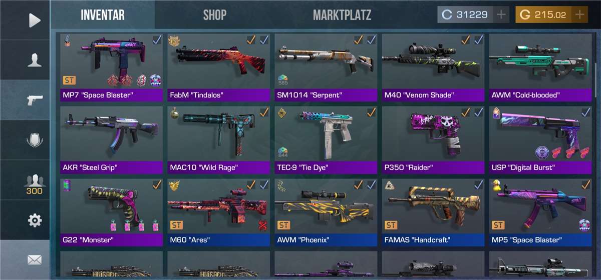 Standoff 2 Account 50+ skinns
